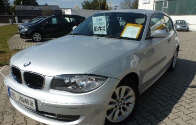 Left hand drive BMW 1 SERIES 118 d